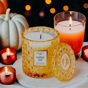 NIB Chloefu LAN Pumpkin Chai Candle